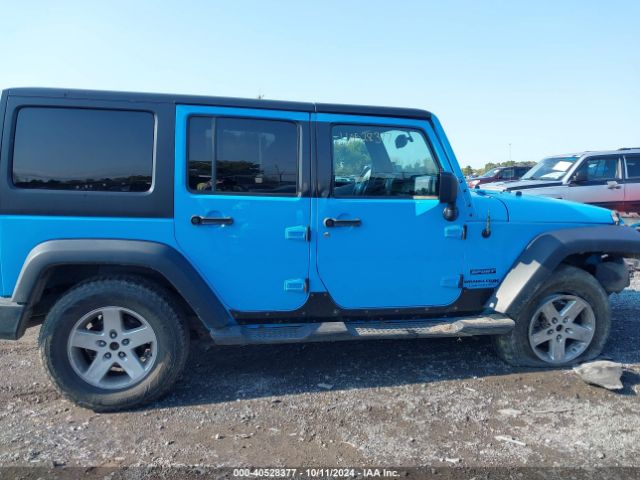 1C4BJWDG0JL890953 Jeep Wrangler Jk Unlimited Sport S 4x4