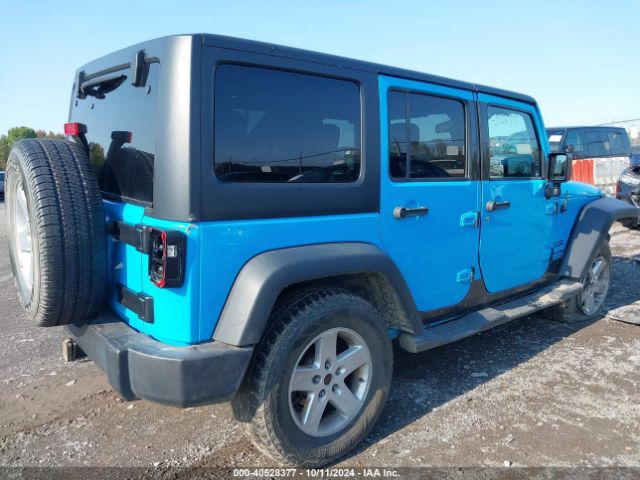 1C4BJWDG0JL890953 Jeep Wrangler Jk Unlimited Sport S 4x4