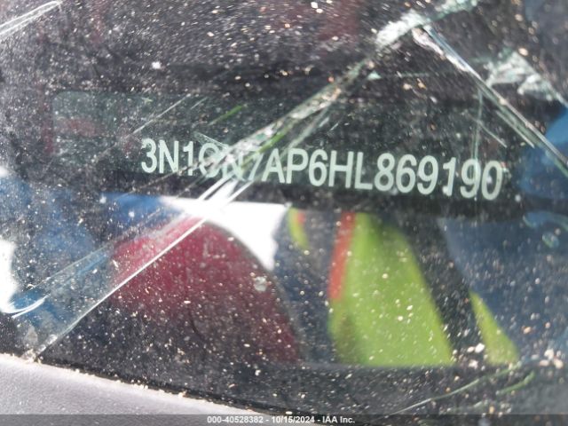 3N1CN7AP6HL869190 Nissan Versa 1.6 S+