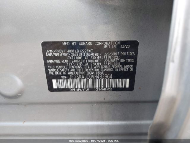 JF2SKAJC0MH482964 Subaru Forester Premium
