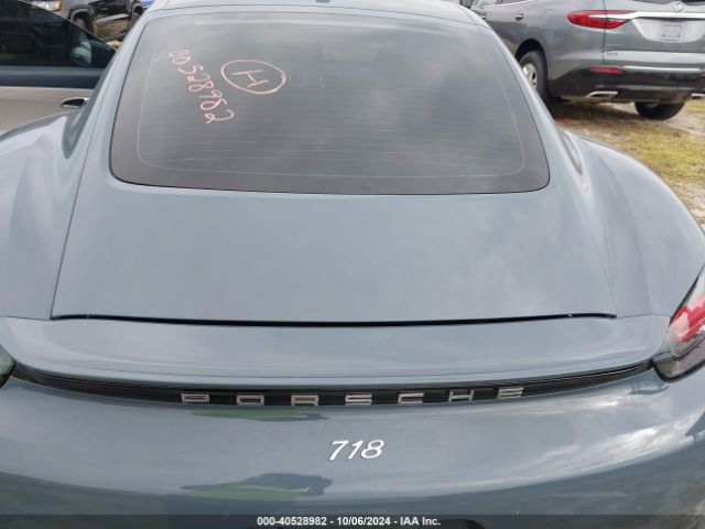 WP0AA2A80JK261619 Porsche 718 Cayman