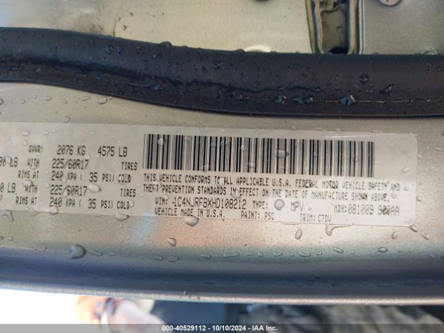 1C4NJRFBXHD108212 Jeep Patriot Latitude 4x4