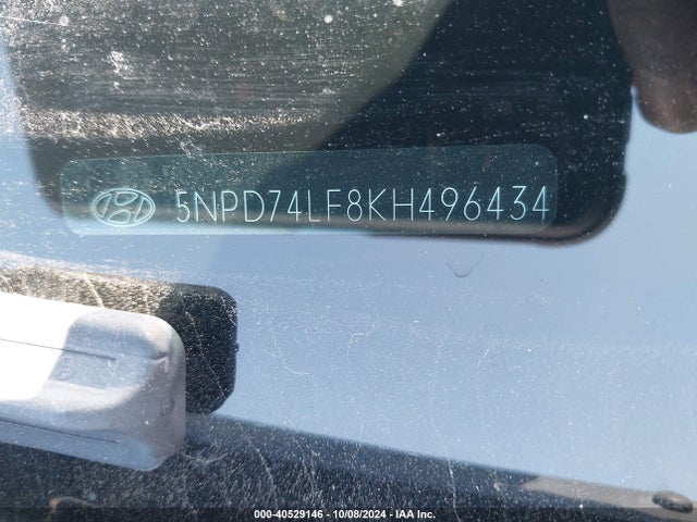 Hyundai ELANTRA SE 2019 5NPD74LF8KH496434 Image 9
