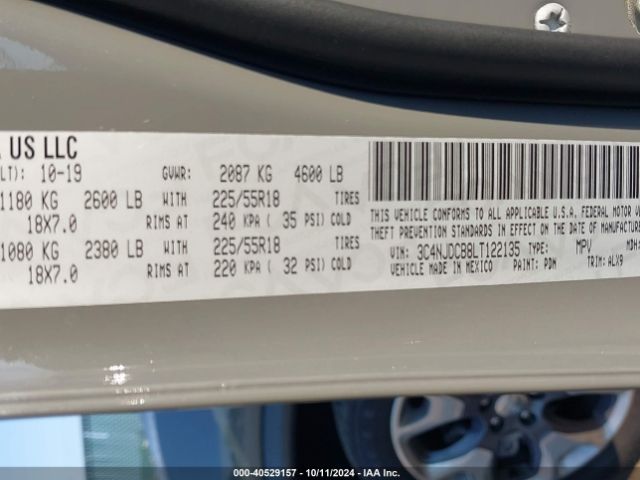 2020 JEEP COMPASS 3C4NJDCB8LT122135 Photo 8