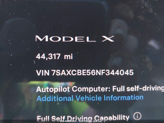 2022 TESLA MODEL X 7SAXCBE56NF344045 Photo 6