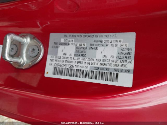 2017 FIAT 124 SPIDER JC1NFAEK1H0110925 Photo 8