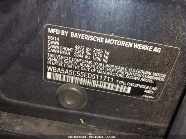 WBA5A5C55ED511711 BMW 528I