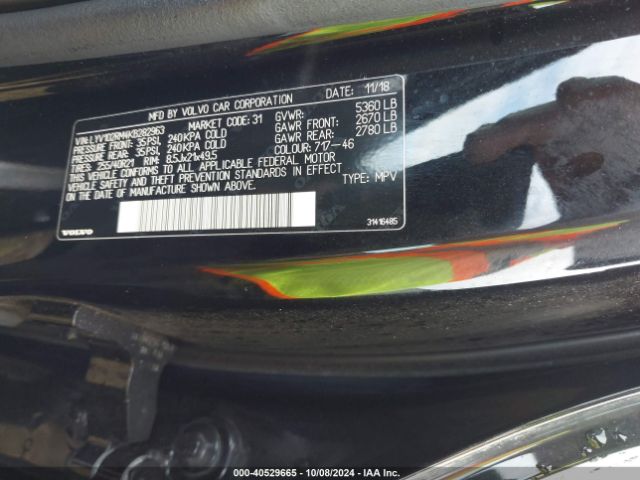 LYV102RM4KB282963 Volvo Xc60 T5 R-design