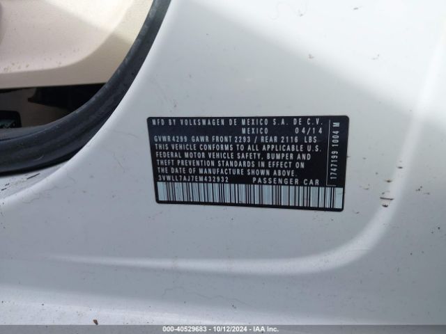 3VWLL7AJ7EM432932 Volkswagen Jetta 2.0l Tdi