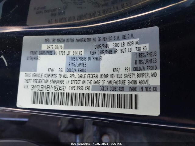 3MYDLBYV5HY150497 Toyota YARIS IA