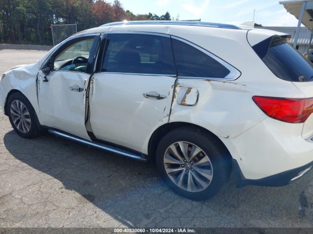 5FRYD4H65EB002826 Acura Mdx Technology Pkg W/entertainment Pkg