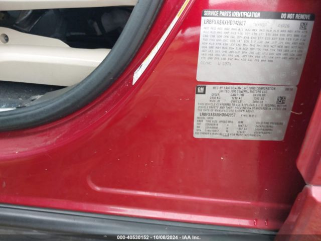 LRBFXASAXHD042857 Buick Envision Preferred