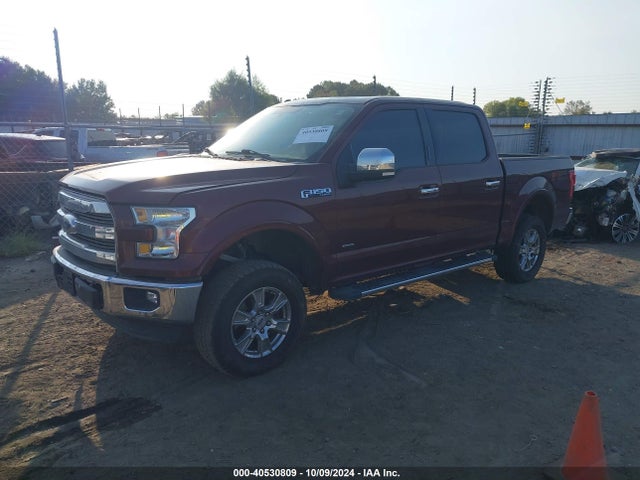 Ford F-150 Lariat 2016 1FTEW1EGXGFD47620 Image 2