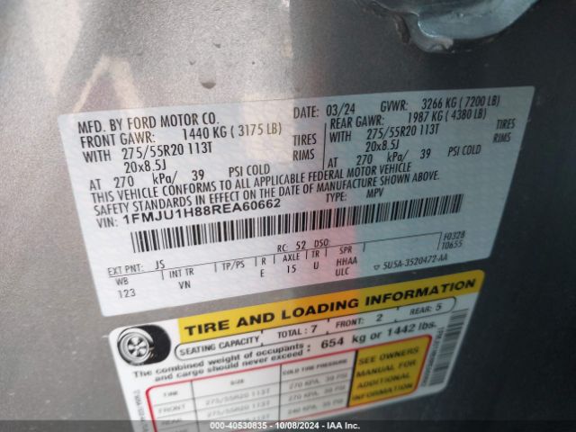 1FMJU1H88REA60662 Ford Expedition Xlt
