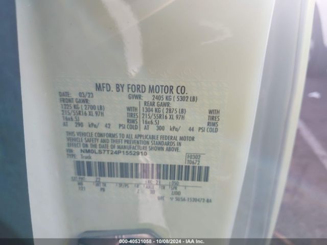 NM0LS7T24P1552910 Ford Transit Connect Xlt