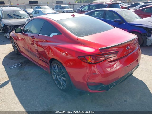 JN1FV7EK1HM610690 Infiniti Q60 3.0t Red Sport 400