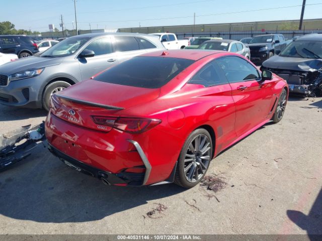 JN1FV7EK1HM610690 Infiniti Q60 3.0t Red Sport 400