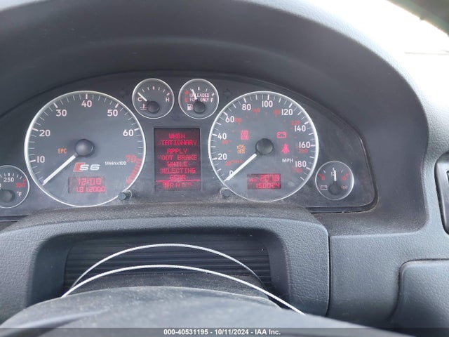 2002 AUDI S6 WAUXU64B52N115326 Photo 6