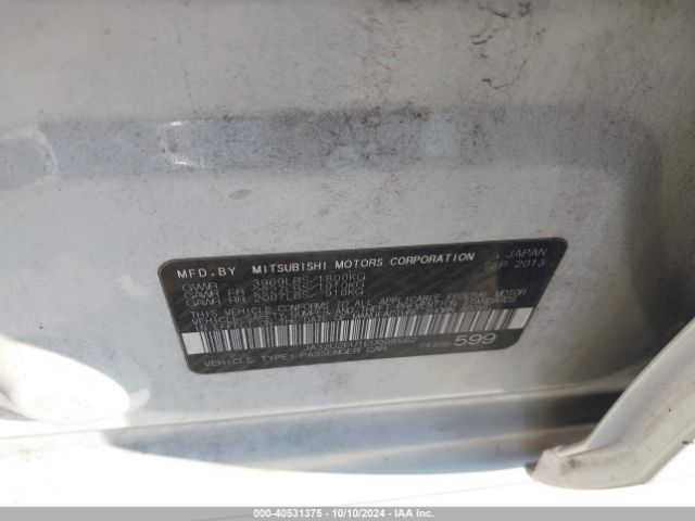 2014 MITSUBISHI LANCER JA32U2FU1EU008562 Photo 8