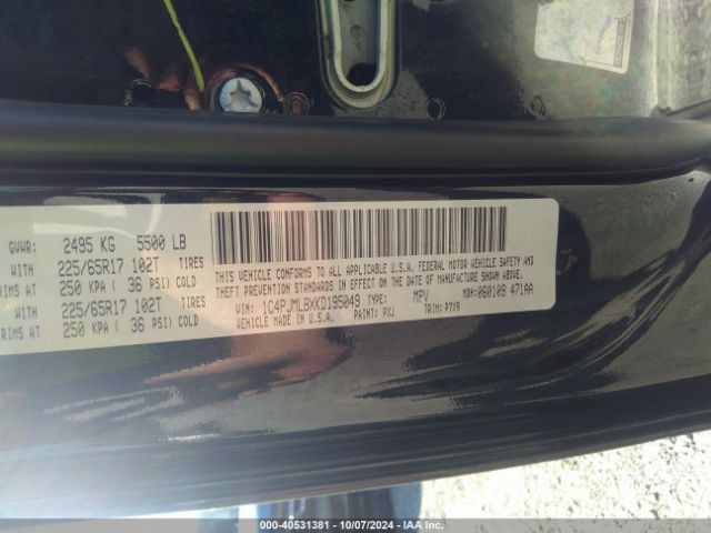 1C4PJMLBXKD195049 Jeep Cherokee Latitude Plus 4x4