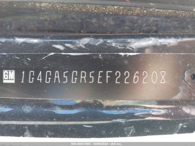 1G4GA5GR5EF226208 Buick Lacrosse