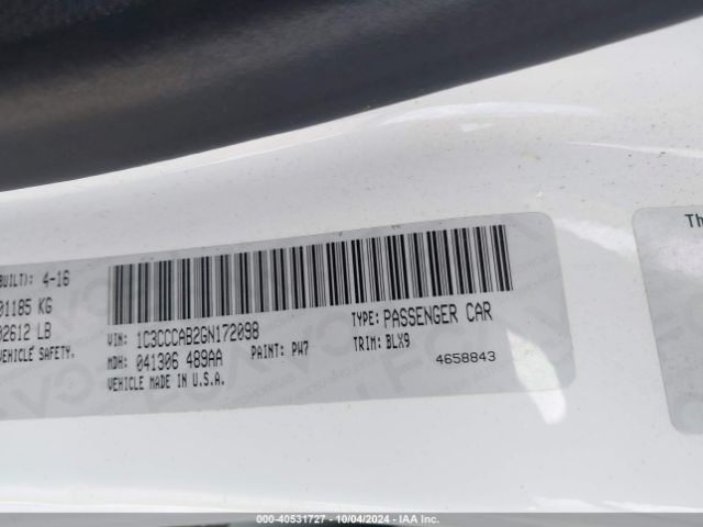 1C3CCCAB2GN172098 Chrysler 200 Limited Platinum