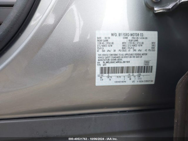 Lincoln Aviator Black Label 2024 5LM5J9XC4RGL06185 Image 9