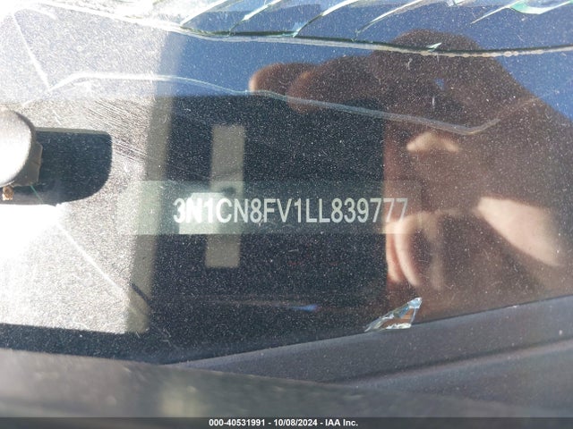 Nissan Versa Sr Xtronic Cvt 2020 3N1CN8FV1LL839777 Image 9