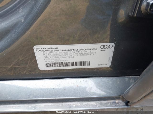 2013 AUDI S8 WAUD2AFD2DN017285 Photo 8