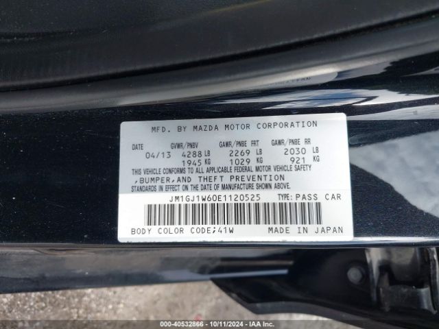 JM1GJ1W60E1120525 Mazda Mazda6 I Grand Touring