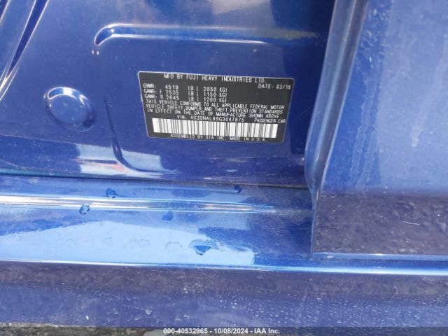 4S3BNAL69G3047875 Subaru Legacy 2.5i Limited