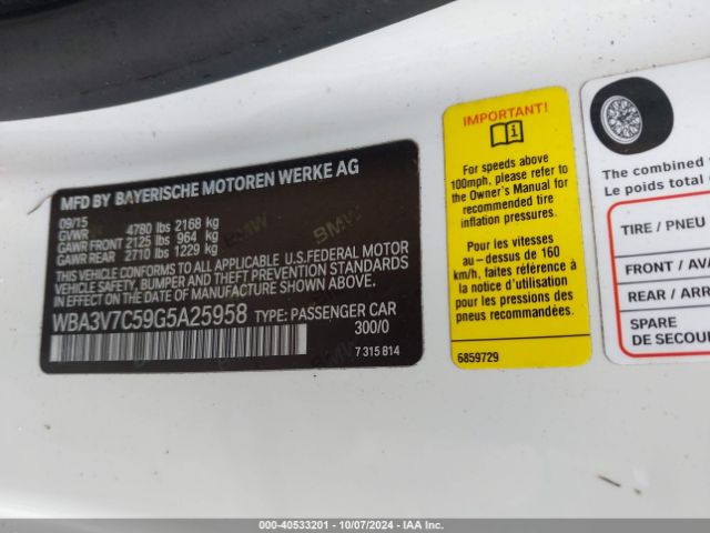 WBA3V7C59G5A25958 BMW 428i