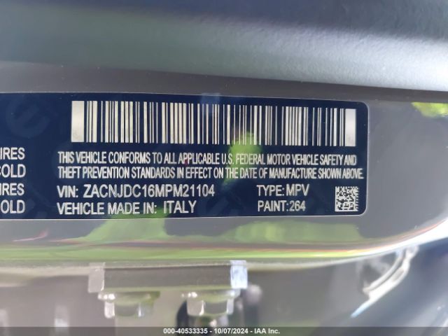 ZACNJDC16MPM21104 Jeep Renegade Trailhawk 4x4