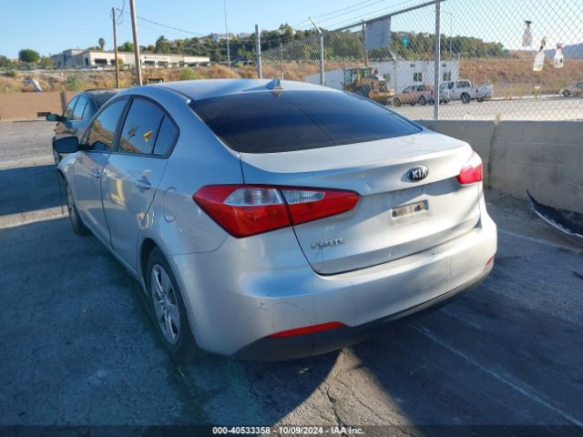 KNAFK4A69G5614358 KIA FORTE LX