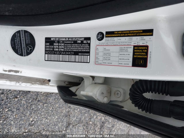 Mercedes-Benz E 300 2018 WDDZF4JB7JA434429 Image 9