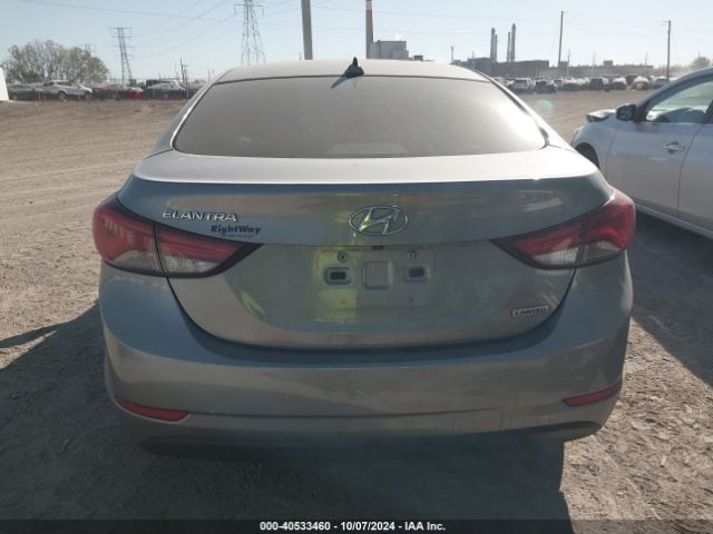 KMHDH4AEXFU390369 Hyundai Elantra Limited