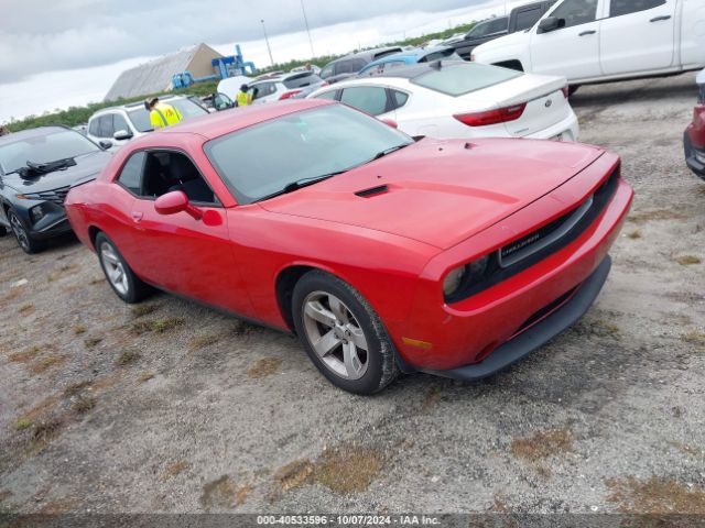 2012 DODGE CHALLENGER 2C3CDYAG5CH292115