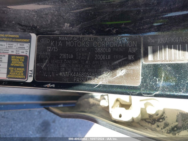 KIA FORTE LX 2016 KNAFK4A68G5580722 Image 9