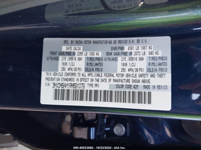 3MVDMBAM1RM691079 Mazda Cx-30 2.5 S