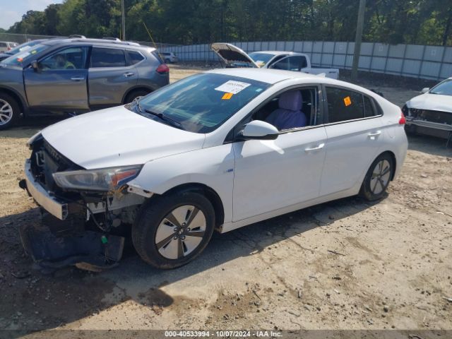 KMHC65LCXJU072490 Hyundai Ioniq Hybrid Blue