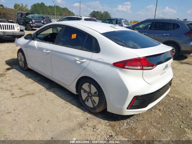 KMHC65LCXJU072490 Hyundai Ioniq Hybrid Blue