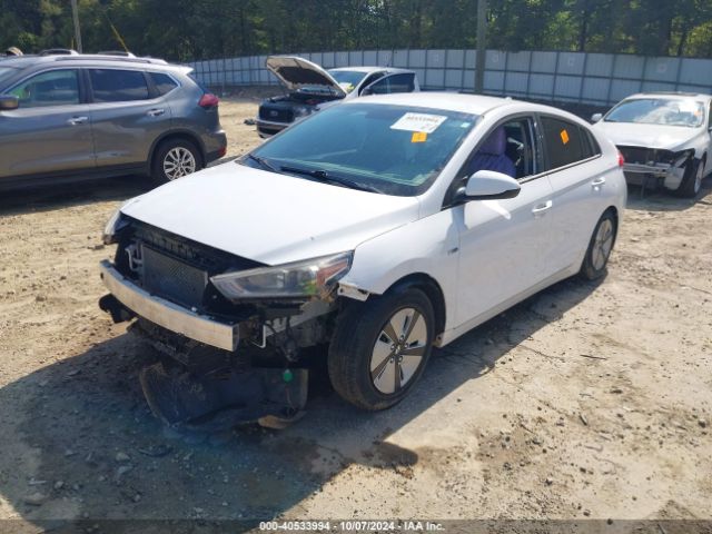 KMHC65LCXJU072490 Hyundai Ioniq Hybrid Blue