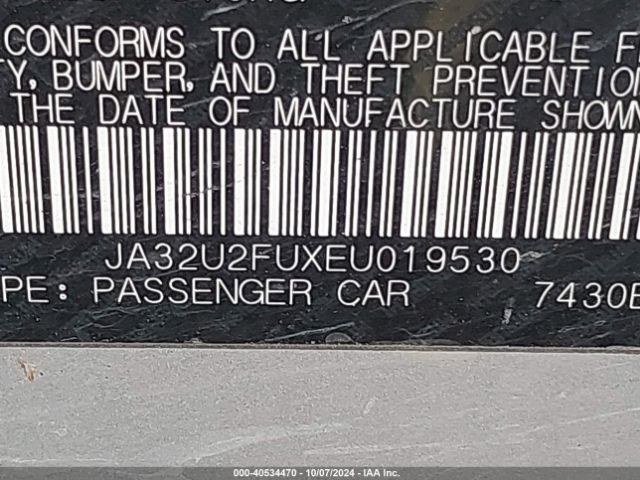 2014 MITSUBISHI LANCER JA32U2FUXEU019530 Photo 8