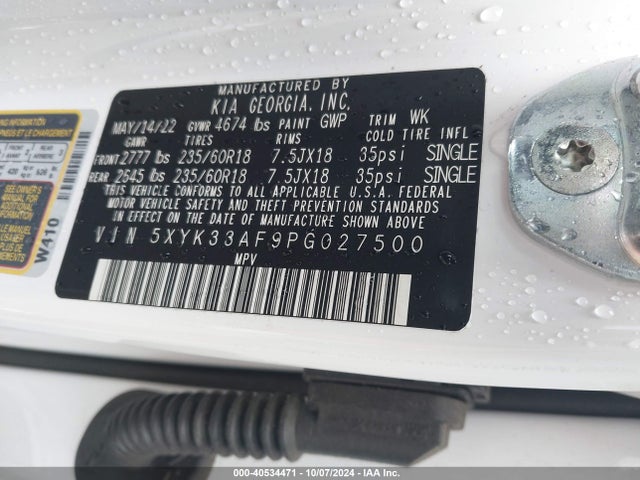 KIA Sportage Ex 2023 5XYK33AF9PG027500 Image 9