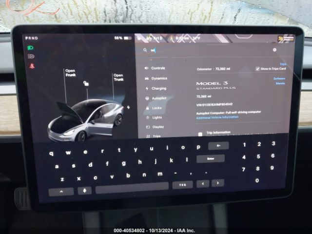 5YJ3E1EA1MF854542 Tesla Model 3 Standard Range Plus Rear-wheel Drive