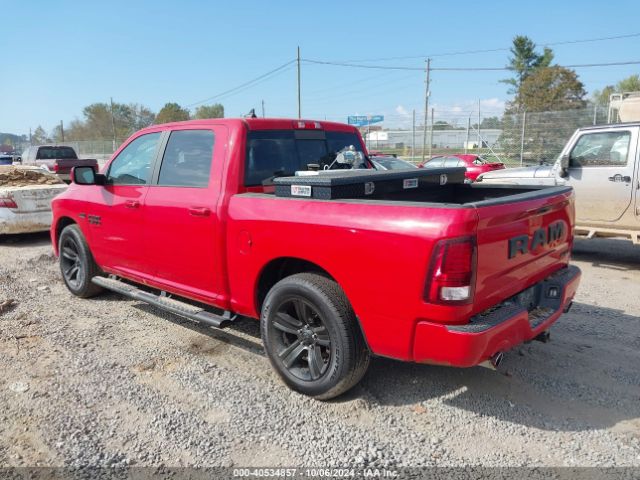 1C6RR7MT9HS600338 RAM 1500 Night  4x4 5'7 Box