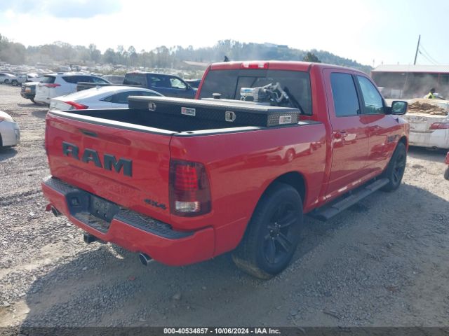 1C6RR7MT9HS600338 RAM 1500 Night  4x4 5'7 Box
