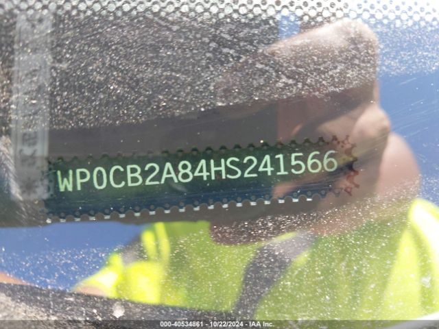 WP0CB2A84HS241566 Porsche 718 Boxster S