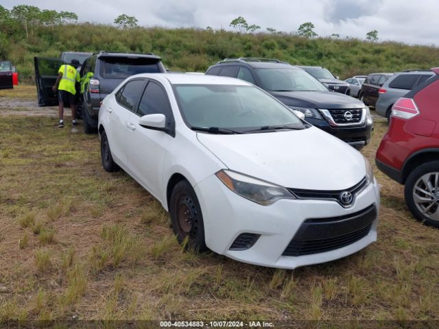 5YFBURHE0GP460213 Toyota COROLLA LE