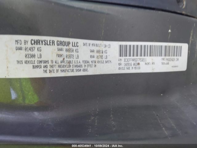 2013 FIAT 500 3C3CFFAR5DT753211 Photo 8